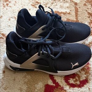 Puma Women's Black and White Sneakers